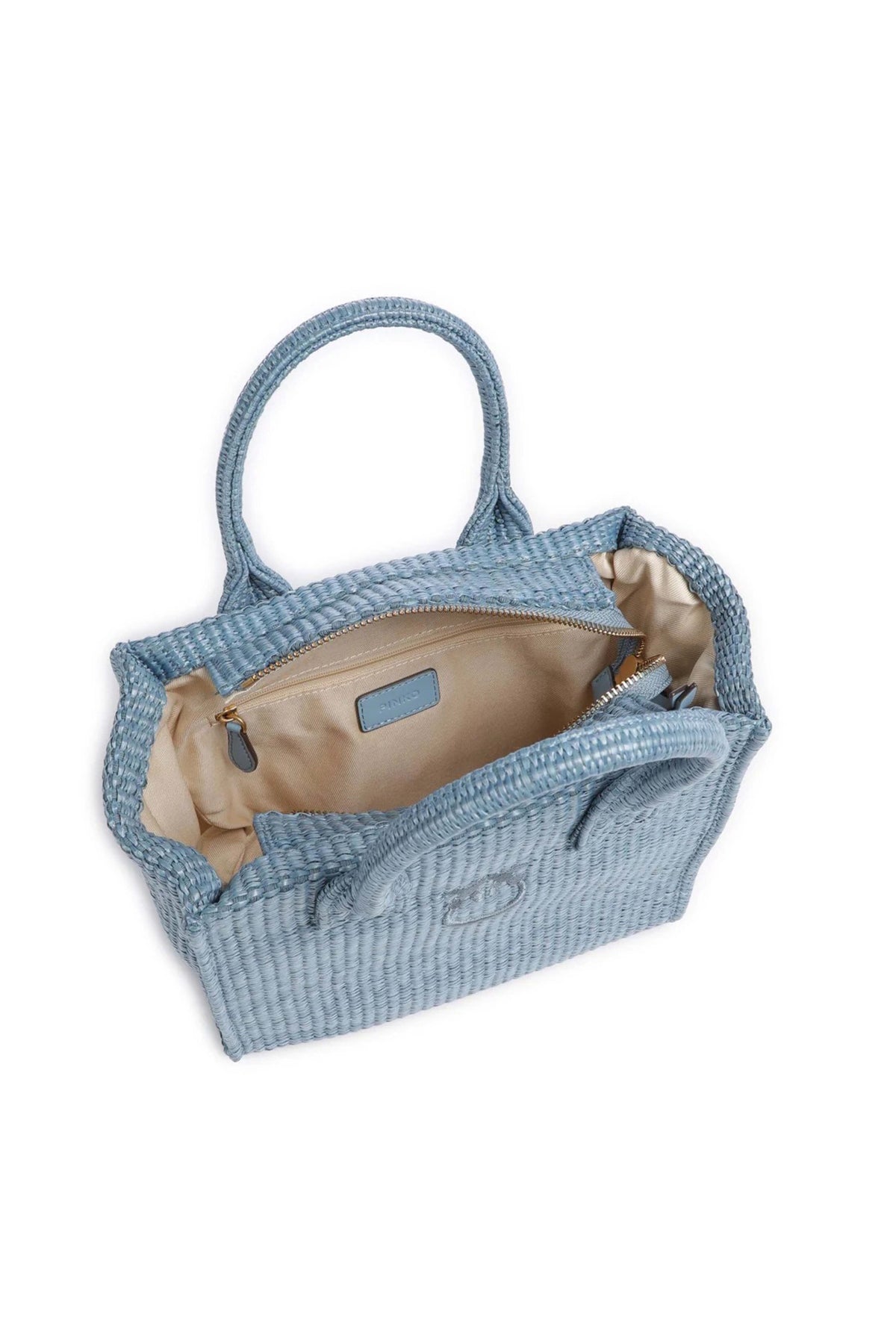 PINKO BEACH SHOPPER MINI en color AZUL  (3)