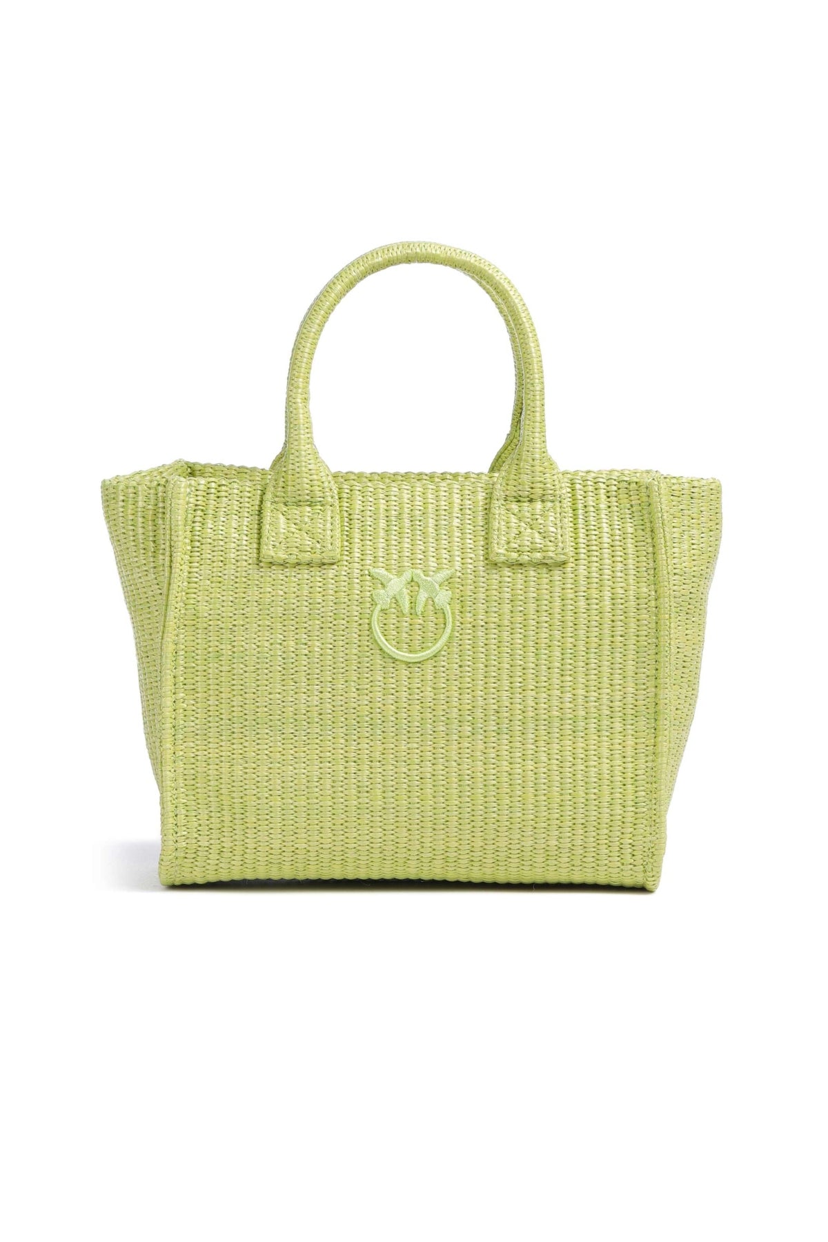 PINKO BEACH SHOPPER MINI en color VERDE  (3)