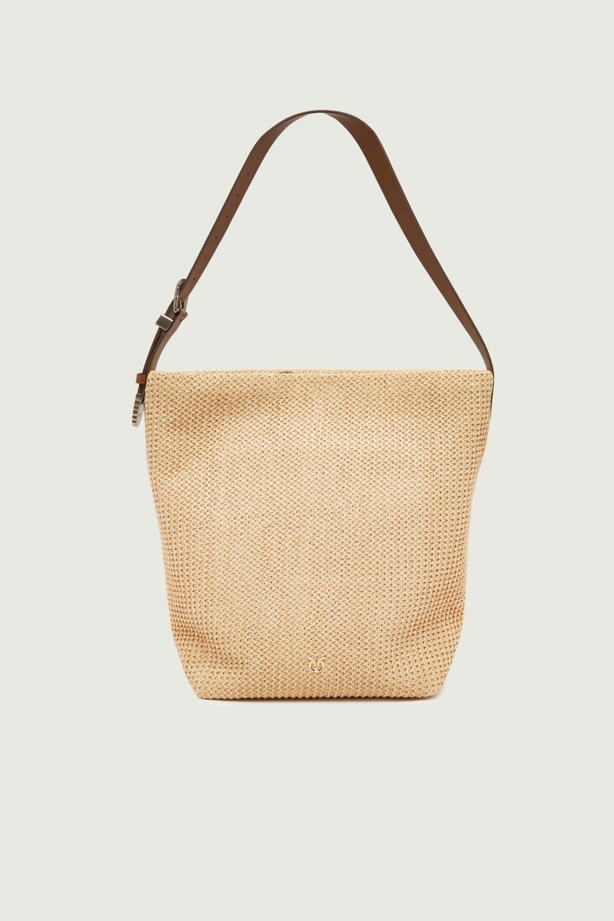 PINKO BUCKET BIG TRITTICO en color BEIS  (3)