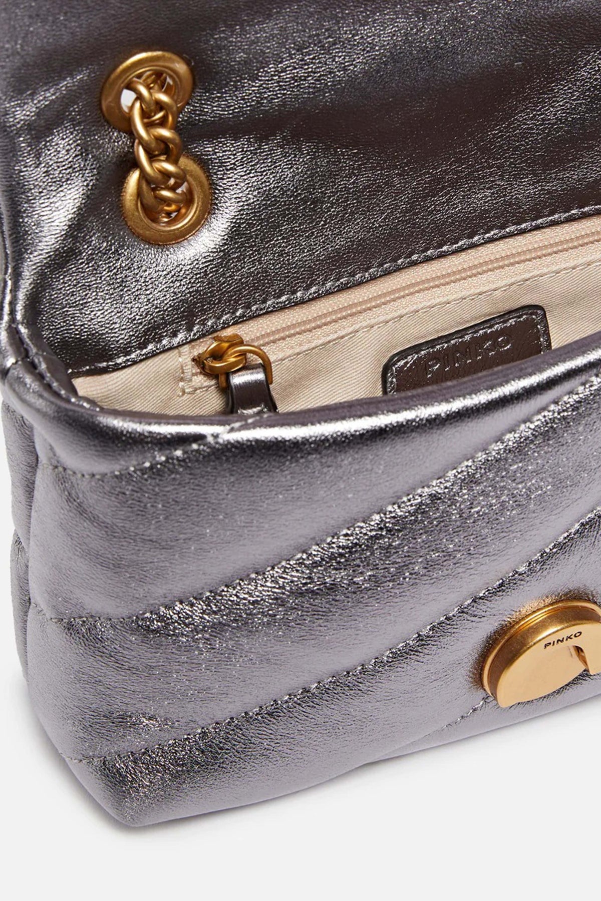 PINKO LOVE PUFF BABY en color GRIS  (4)