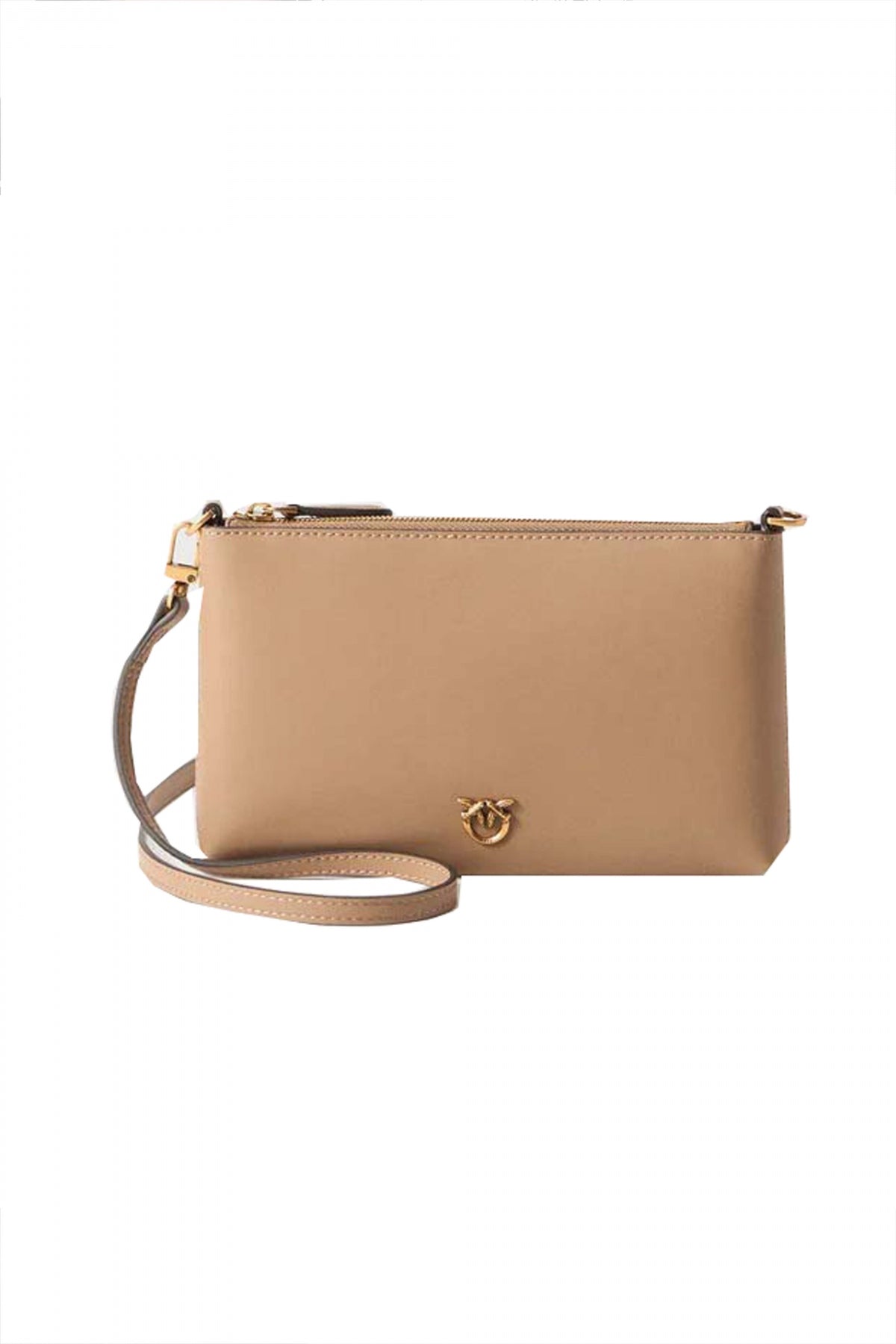PINKO FLAT HORIZONTAL MINI en color BEIS  (2)