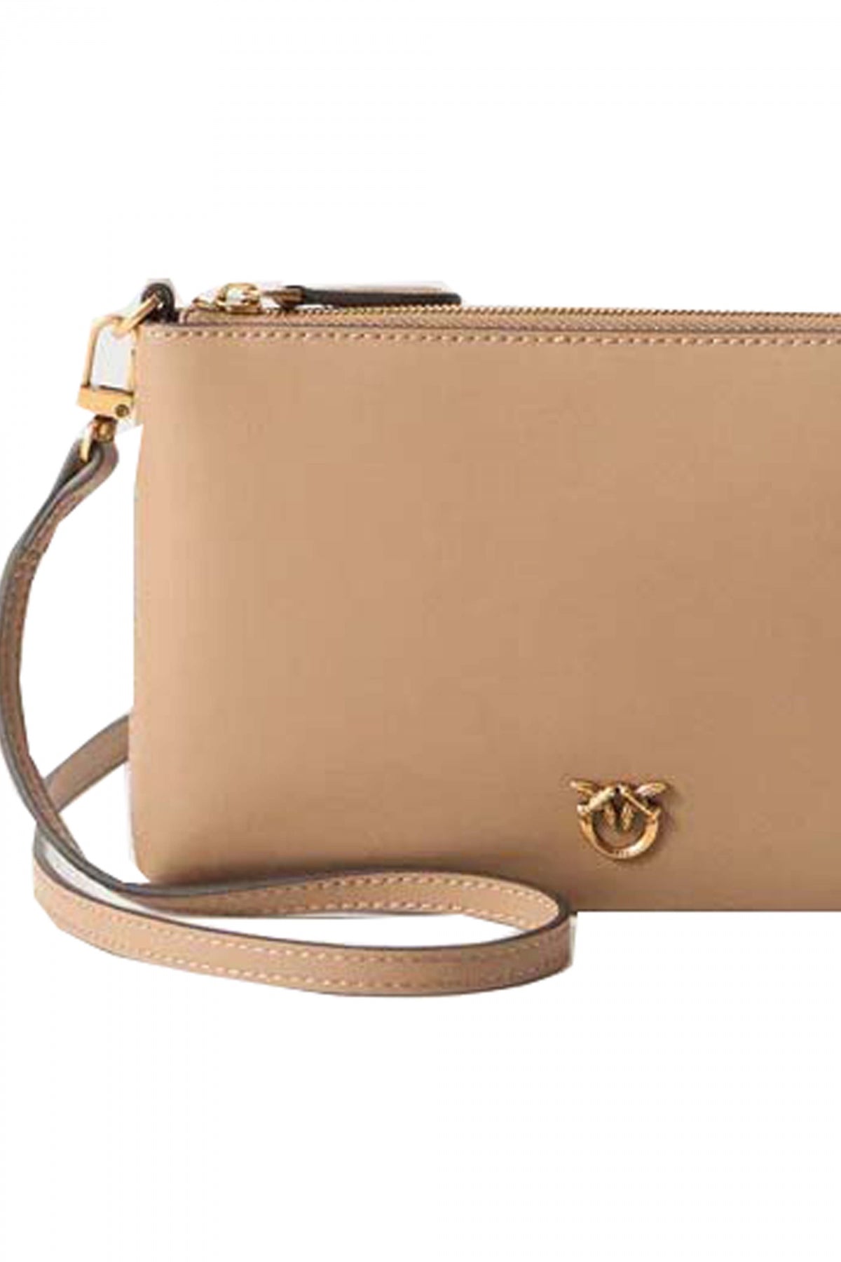 PINKO FLAT HORIZONTAL MINI en color BEIS  (3)