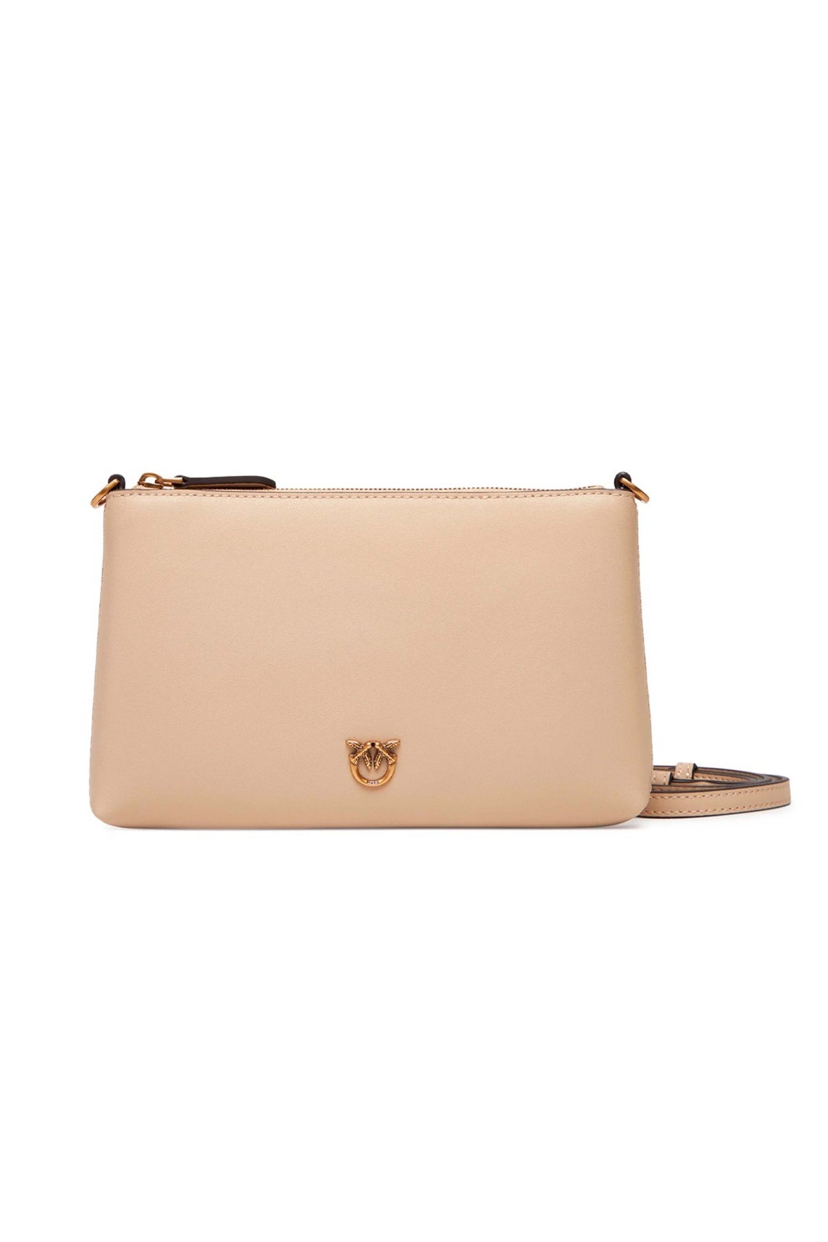 PINKO FLAT HORIZONTAL MINI en color BEIS  (2)