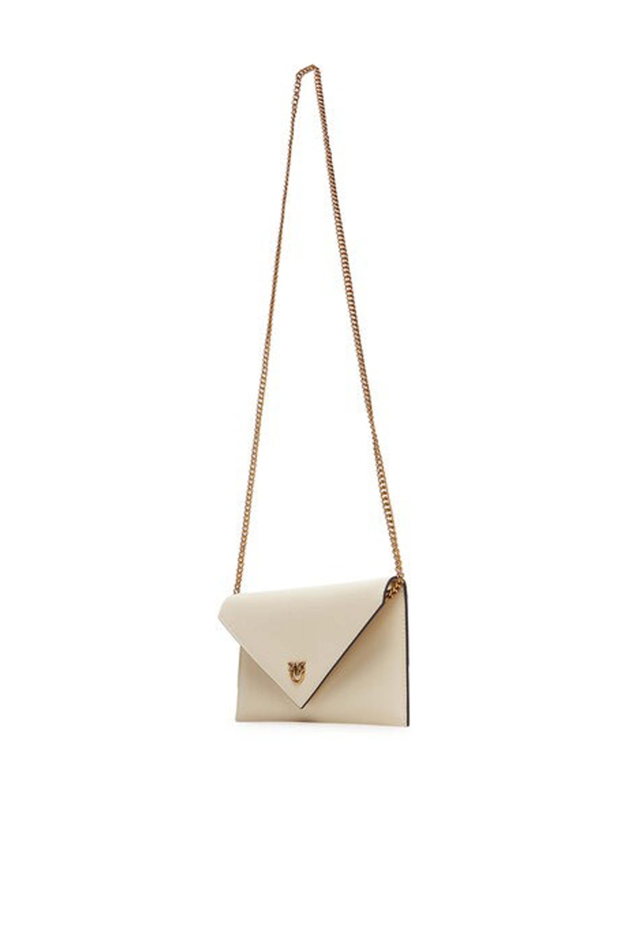 PINKO FLAT PURSE MINI en color BEIS  (3)