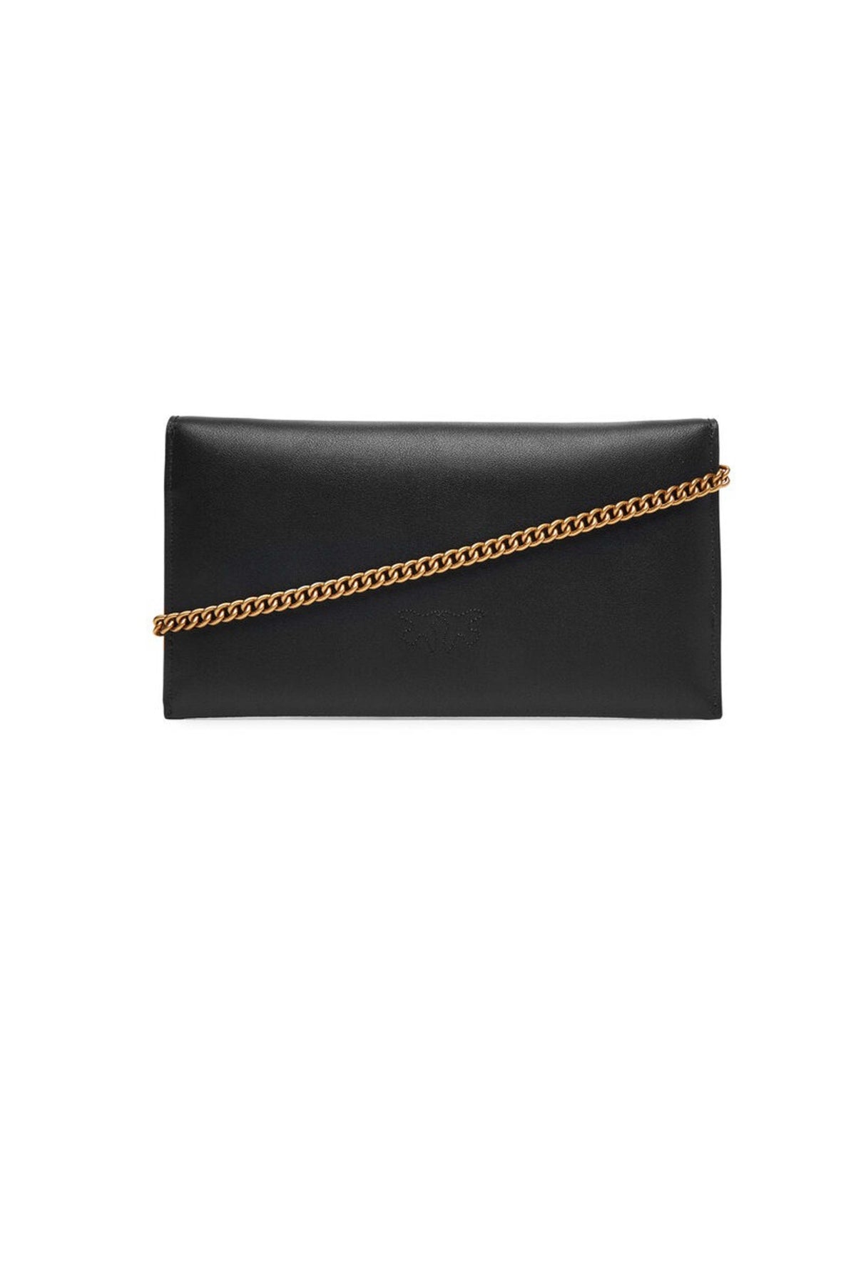 PINKO FLAT PURSE MINI en color NEGRO  (2)