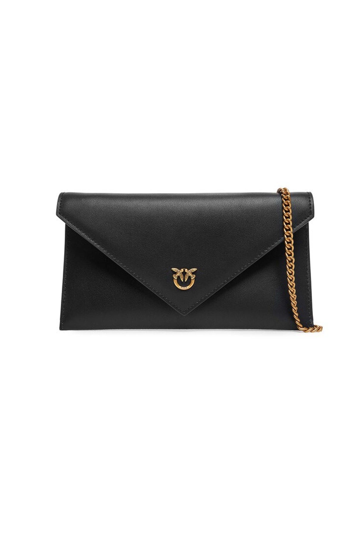PINKO FLAT PURSE MINI en color NEGRO  (3)