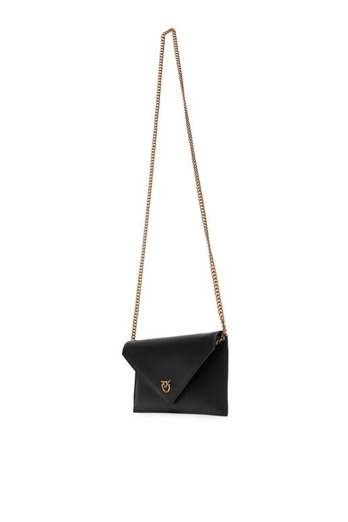 PINKO FLAT PURSE MINI en color NEGRO  (4)