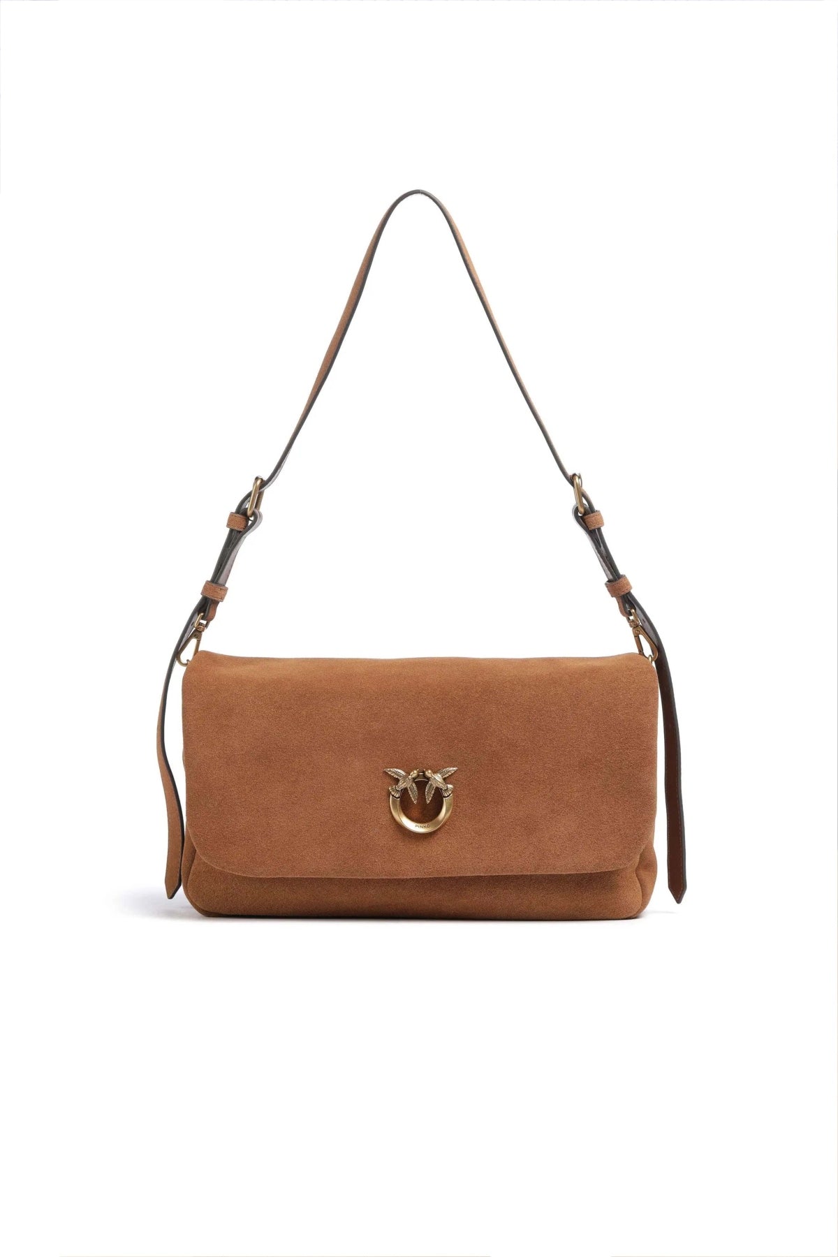 PINKO CLICK SOFT BAGUETTE en color MARRON  (2)