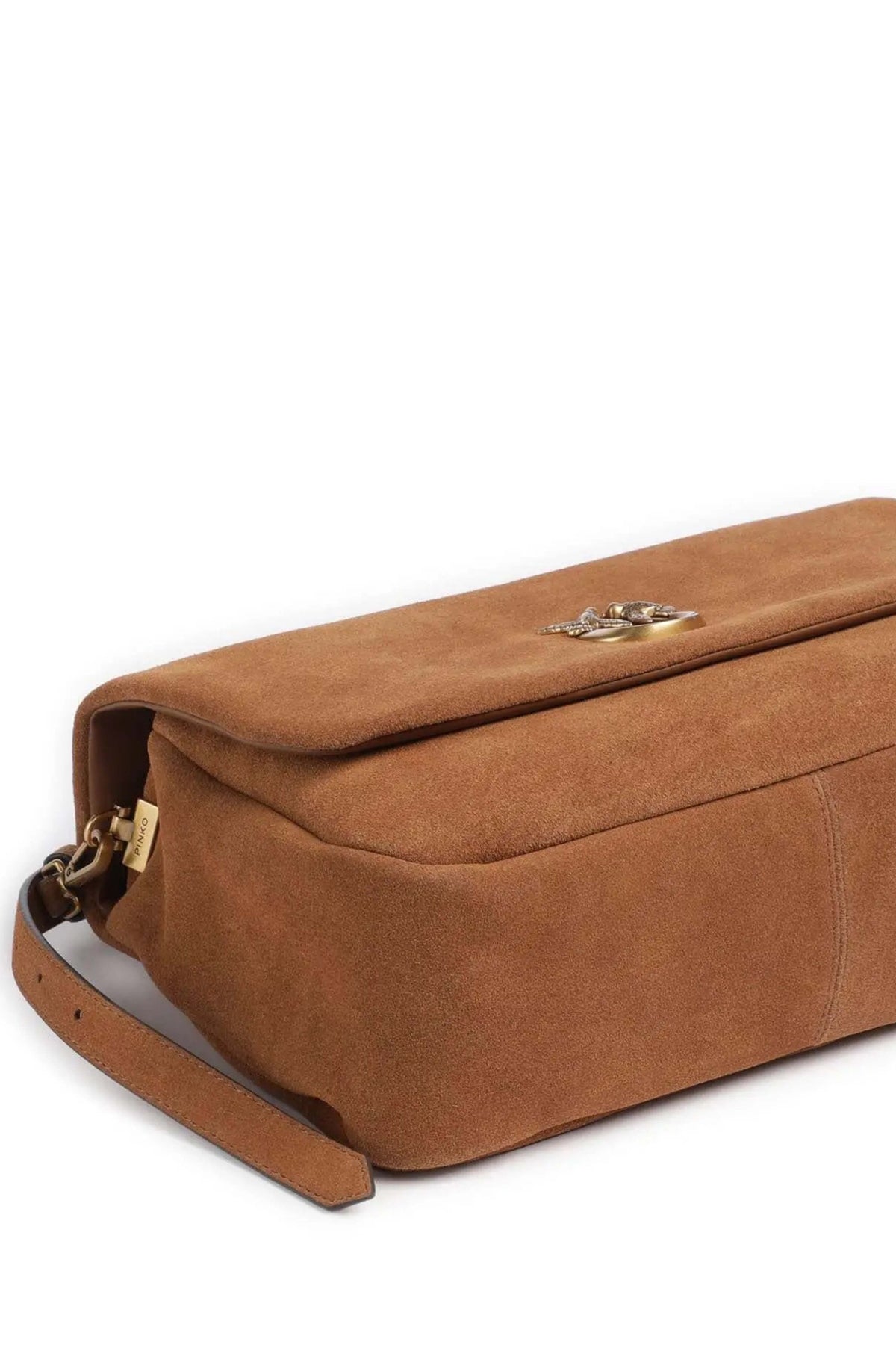 PINKO CLICK SOFT BAGUETTE en color MARRON  (4)