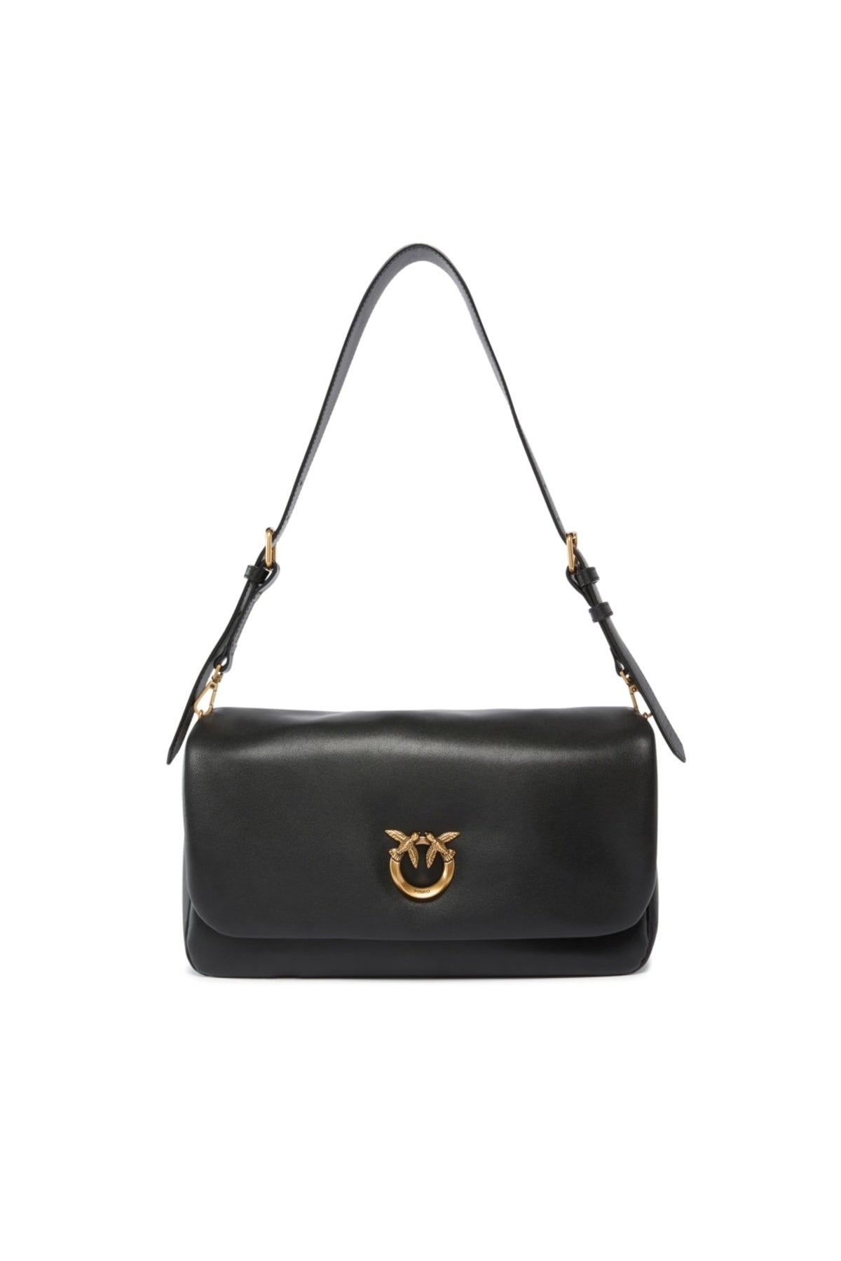 PINKO CLICK SOFT BAGUETTE en color NEGRO  (1)