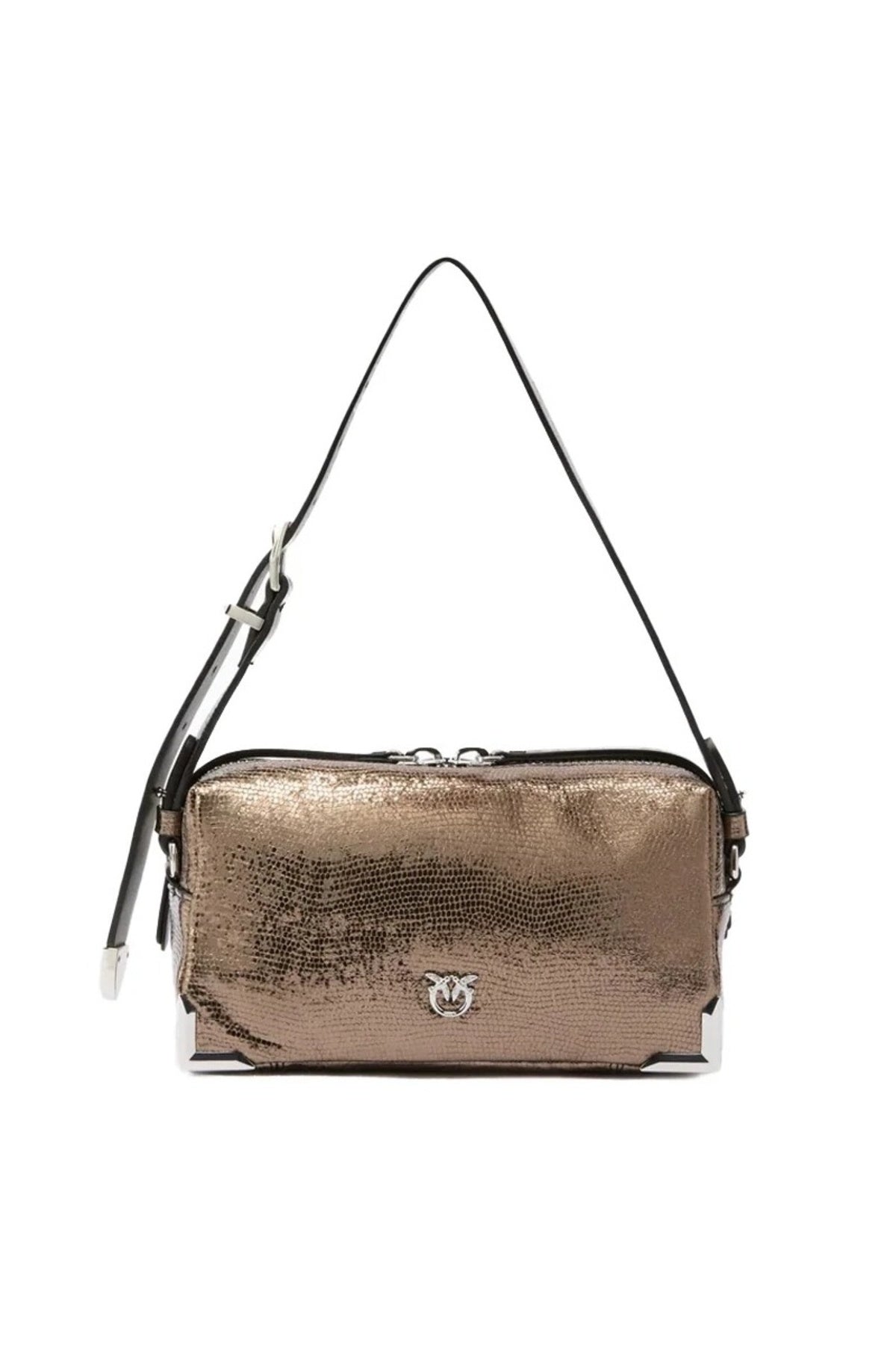 PINKO  ADM BAULETTO TRITTICO MINI en color BRONCE  (1)