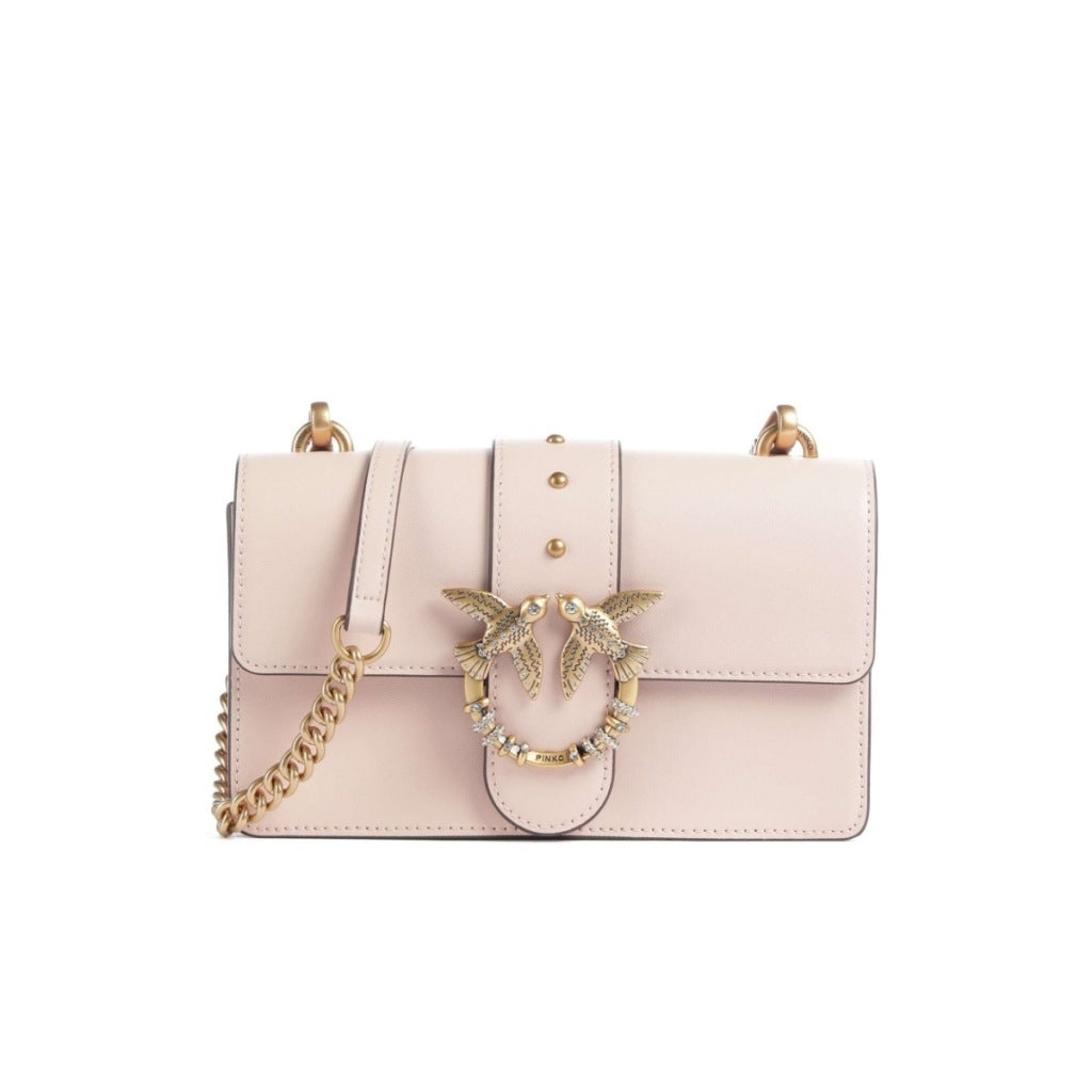 PINKO  AF LOVE ONE MINI NEW BUCKL en color ROSA  (4)