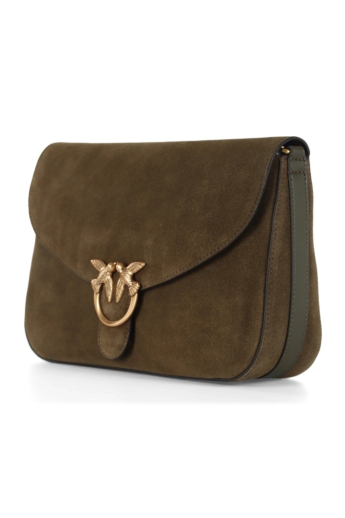 PINKO  ALW LOVE SATCHEL CLASSIC VI en color VERDE  (4)