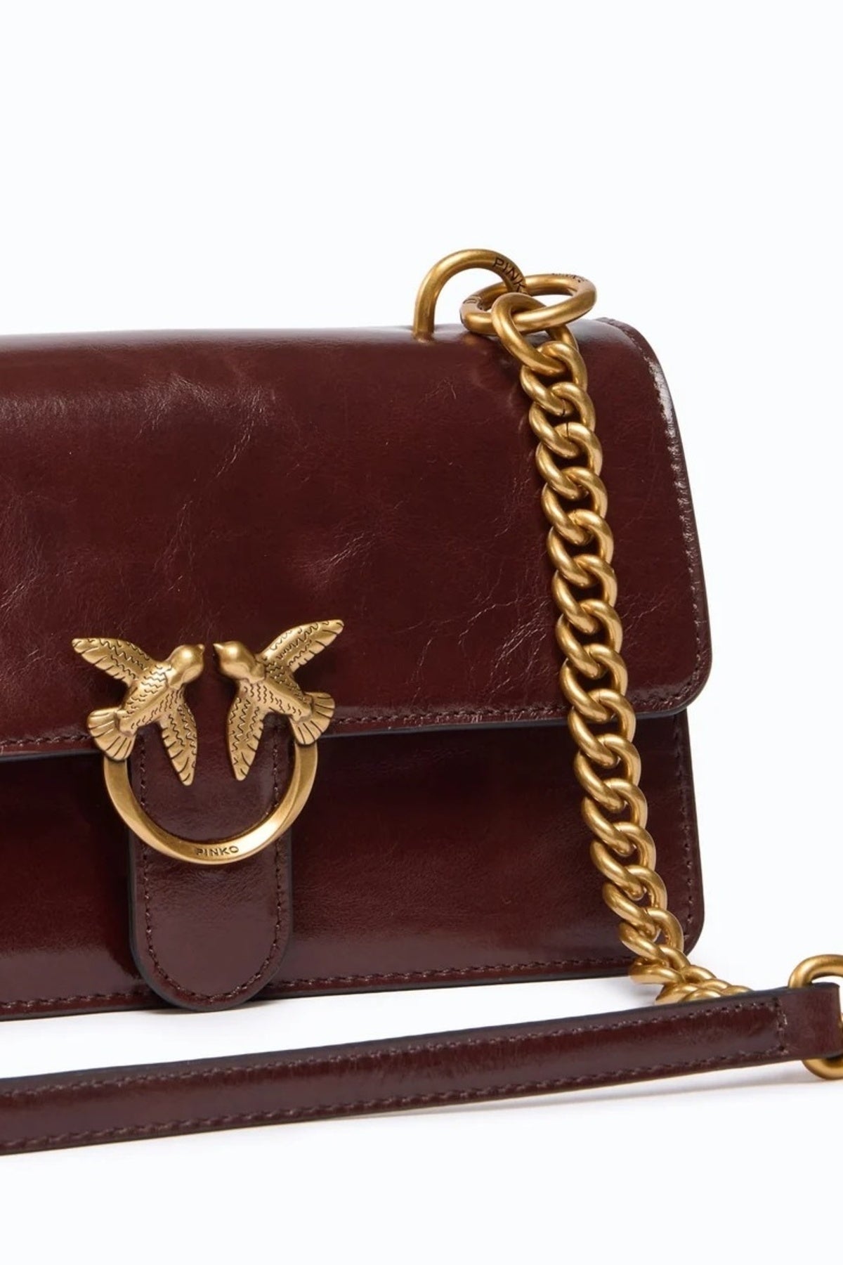 PINKO  ALP LOVE ONE MN LGHT IMIT en color MARRON  (3)