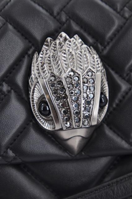 KURT GEIGER LONDON XXL KENSINGTON BAG en color NEGRO  (4)