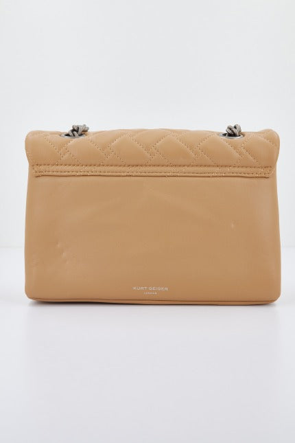 KURT GEIGER LONDON LEATHER KENSINGTON X BA en color MARRON CLARO  (3)