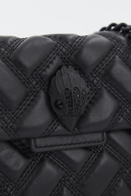 KURT GEIGER LONDON MINI KENSINGTON DRENCH en color NEGRO  (4)