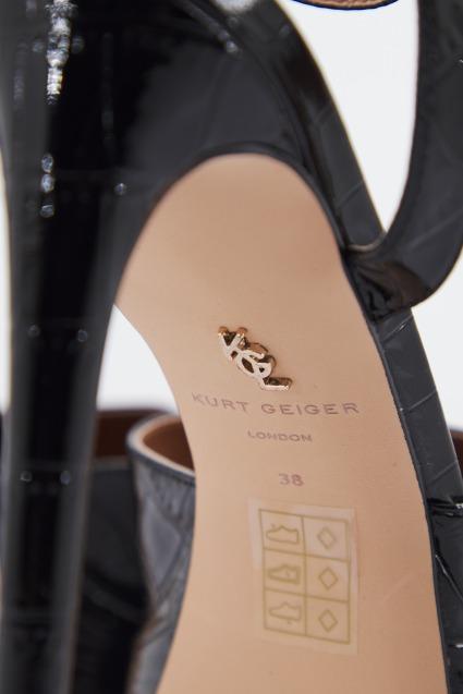 KURT GEIGER LONDON PIERRA PEEP TOE PLATFOR en color NEGRO  (4)