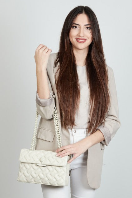 KURT GEIGER LONDON KENSINGTON BAG DRENCH en color BEIS  (5)