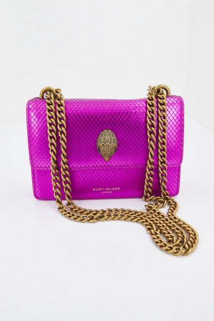 KURT GEIGER LONDON  SHOREDITCH SM CROSS BODY en color ROSA  (1)