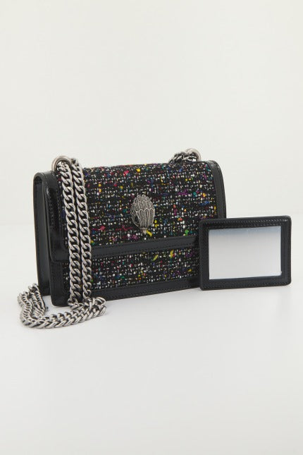 KURT GEIGER LONDON K SHOREDITCH SM CROSS BOD en color NEGRO  (1)