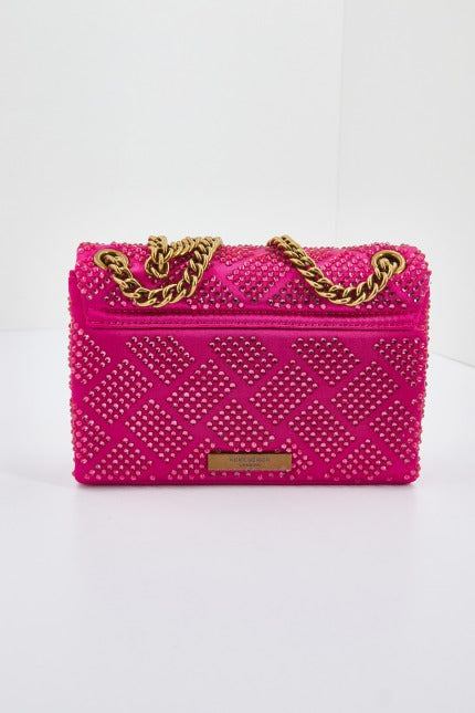 KURT GEIGER LONDON FABRIC MINI KENSINGTON en color ROSA  (3)