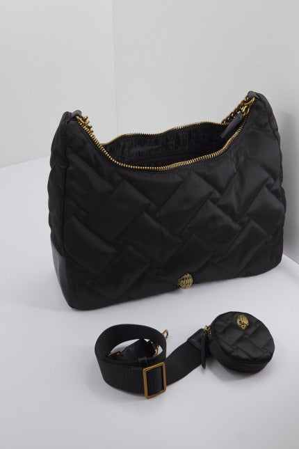 KURT GEIGER LONDON RECYCLED LG HOBO en color NEGRO  (4)