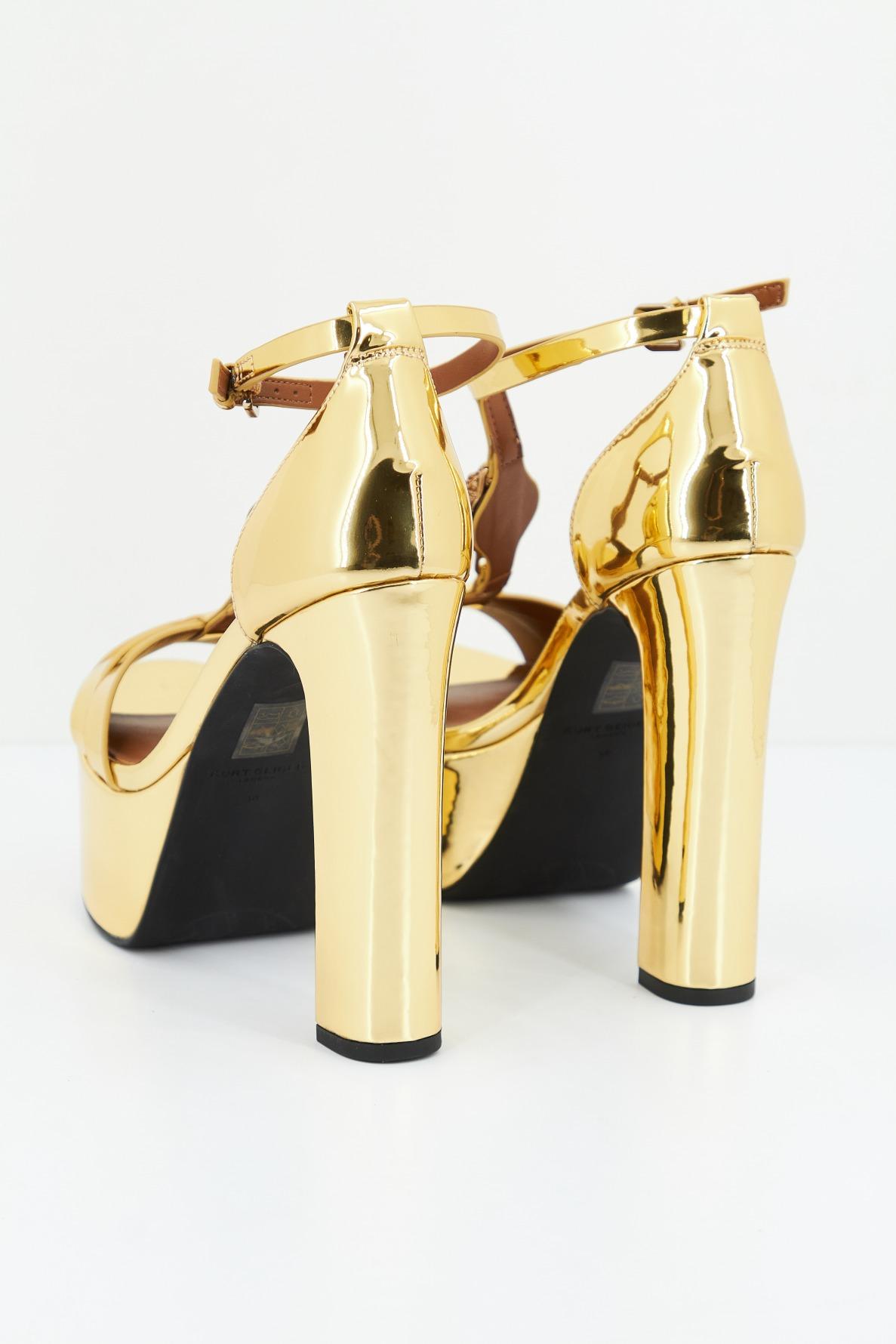 KURT GEIGER LONDON HAMPTON HIGH PLATFOR en color ORO  (4)