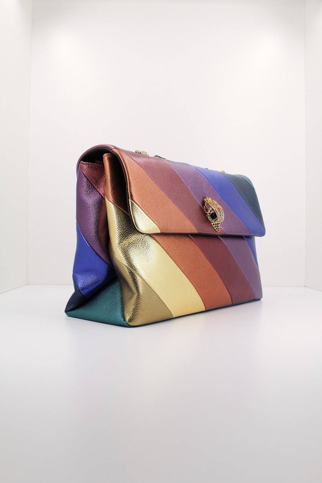 KURT GEIGER LONDON -XXL KENSINGTON LEATHER en color MULTICOLOR  (2)
