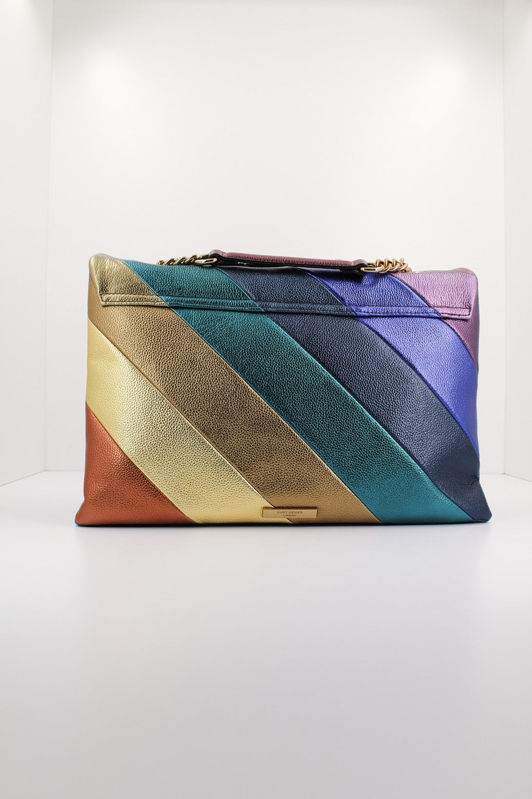 KURT GEIGER LONDON -XXL KENSINGTON LEATHER en color MULTICOLOR  (3)
