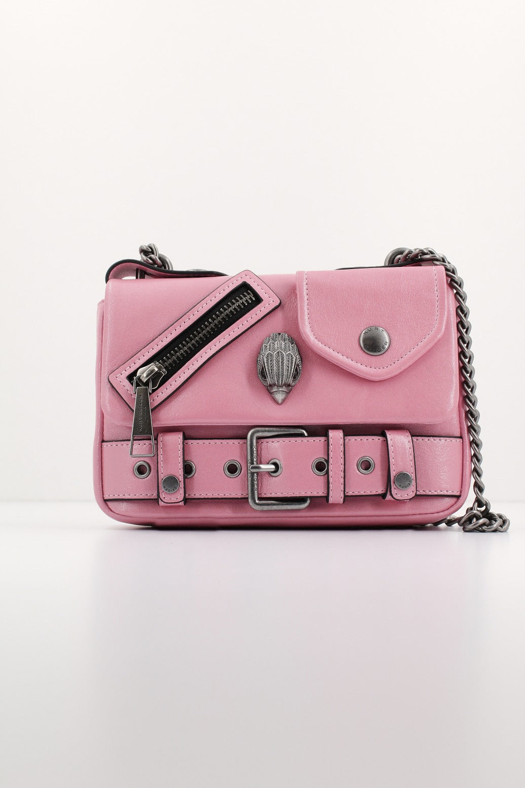 KURT GEIGER LONDON -HACKNEY SM BAG en color ROSA  (1)