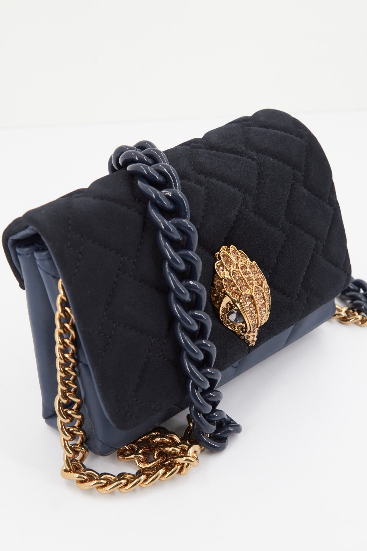 KURT GEIGER LONDON MINI KENSINGTON KUR en color AZUL  (3)
