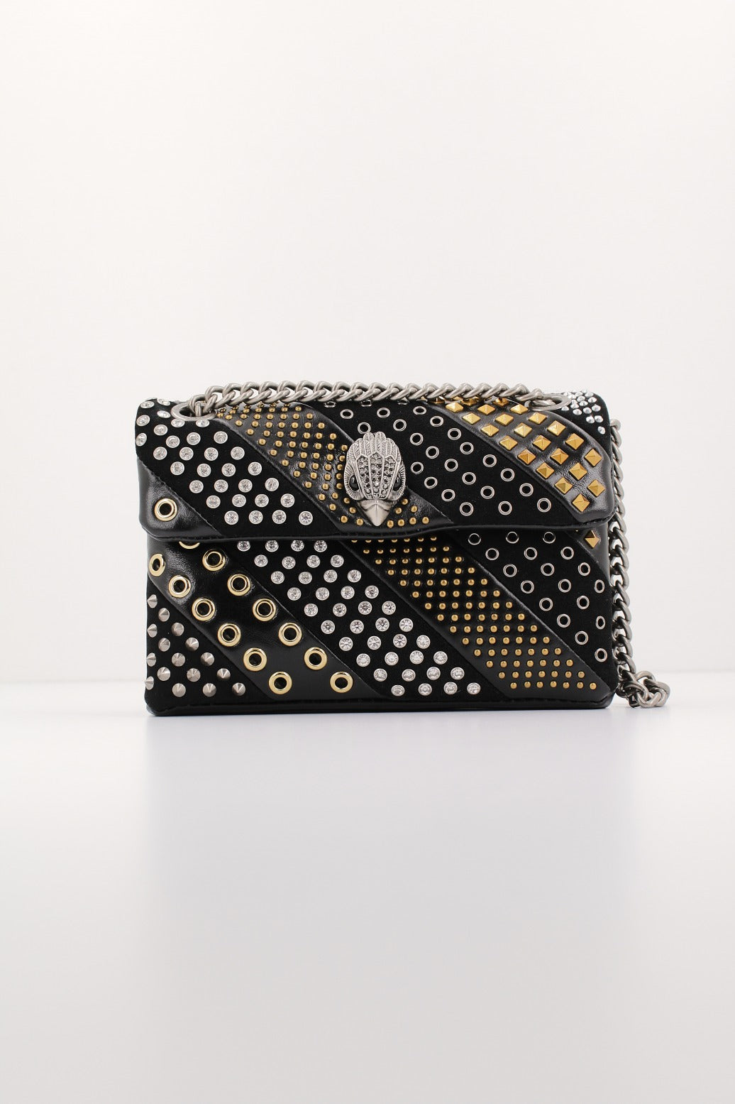 KURT GEIGER LONDON -MINI KENSINGTON STU en color NEGRO  (1)