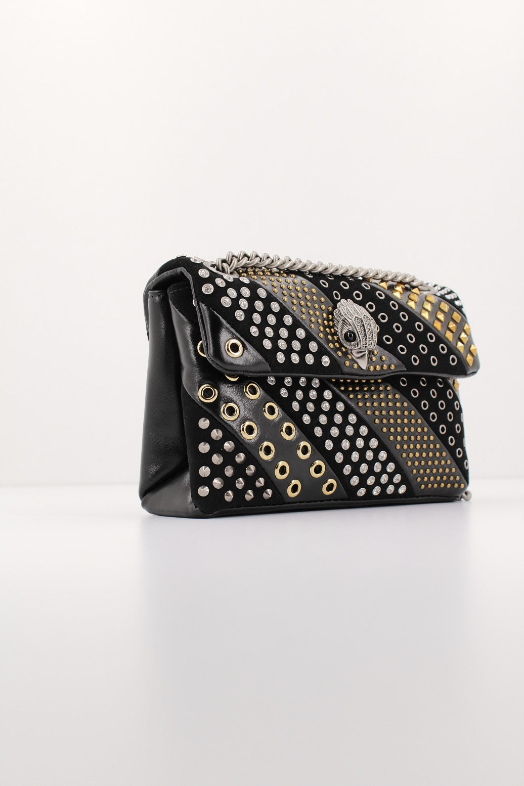 KURT GEIGER LONDON -MINI KENSINGTON STU en color NEGRO  (2)