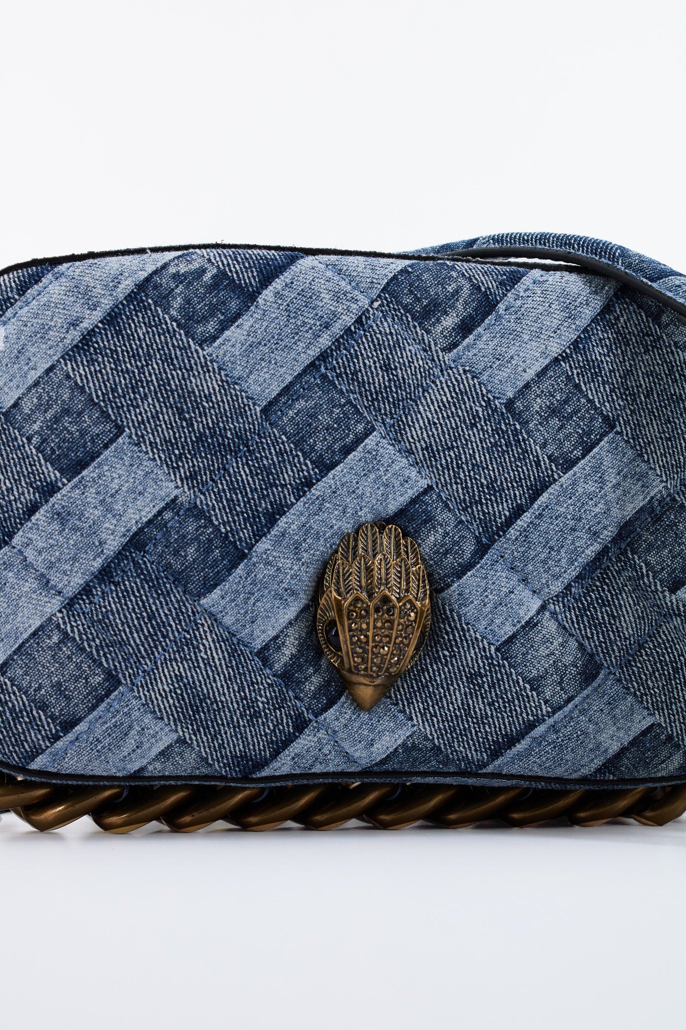 KURT GEIGER LONDON KENSINGTON SM CAMERA CH en color AZUL  (4)