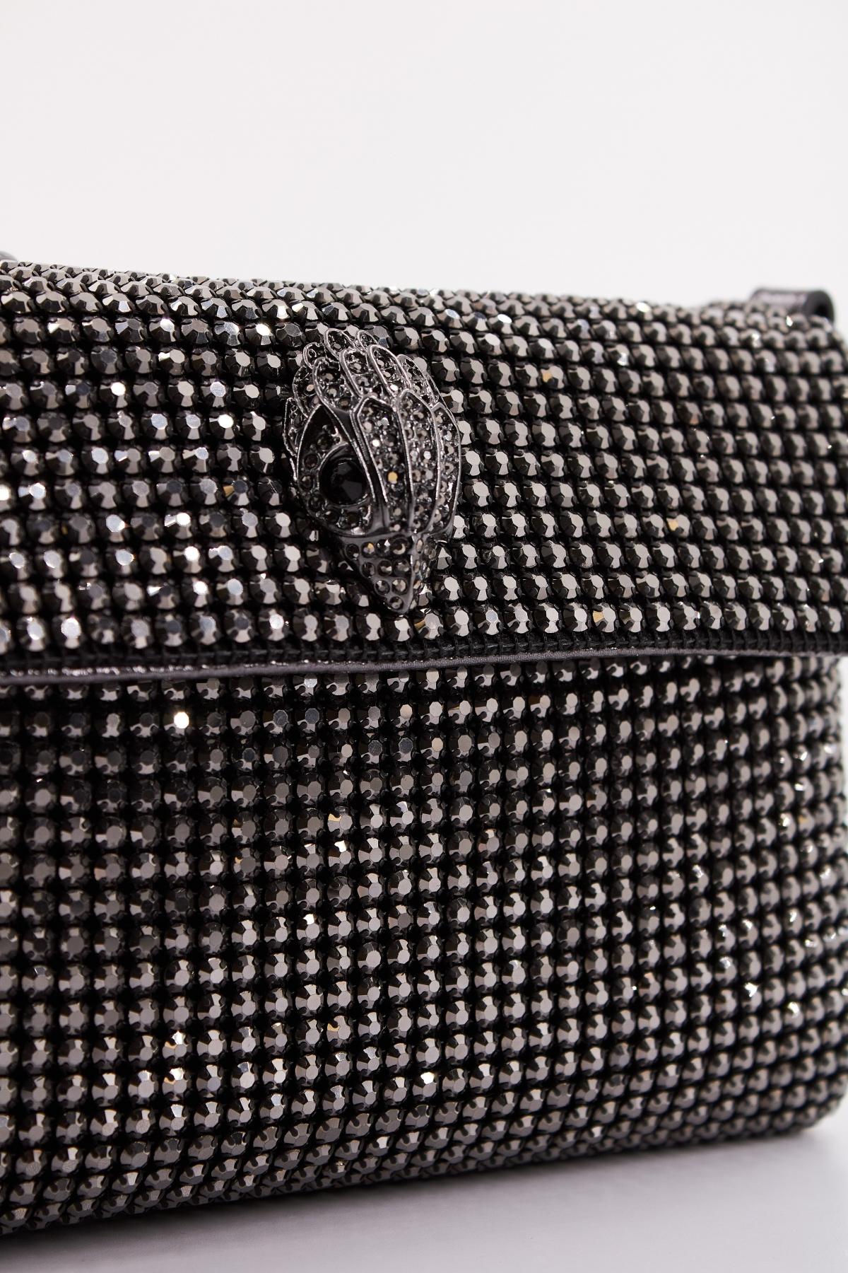 KURT GEIGER LONDON SM PARTY SHOULDER BAG en color GRIS  (4)