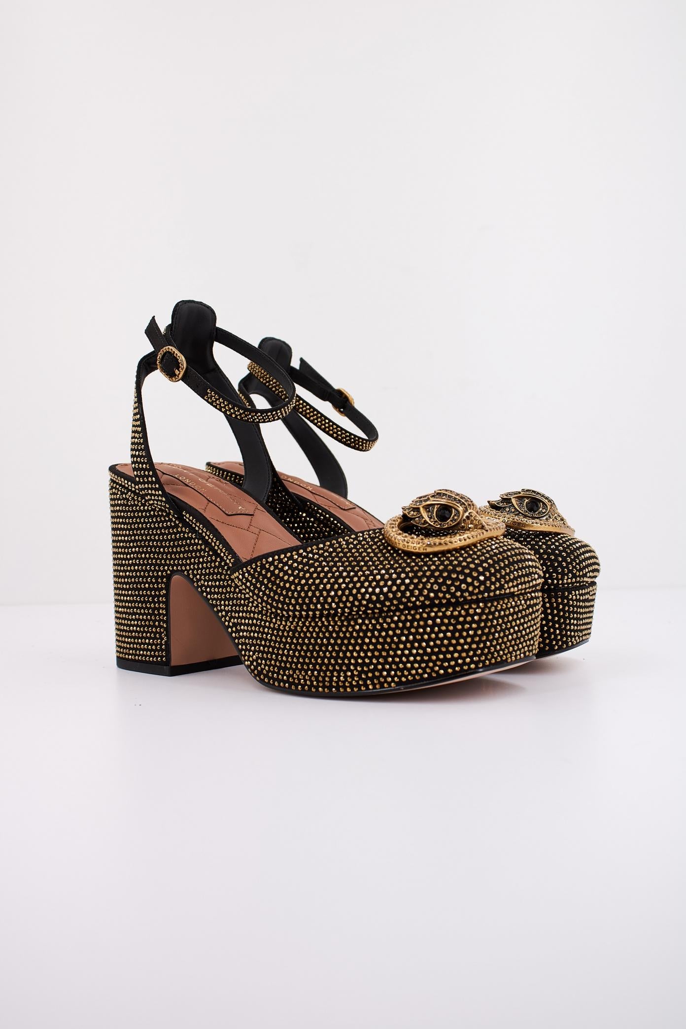 KURT GEIGER LONDON CHELSEA CLOSED PLATFORM en color NEGRO  (2)