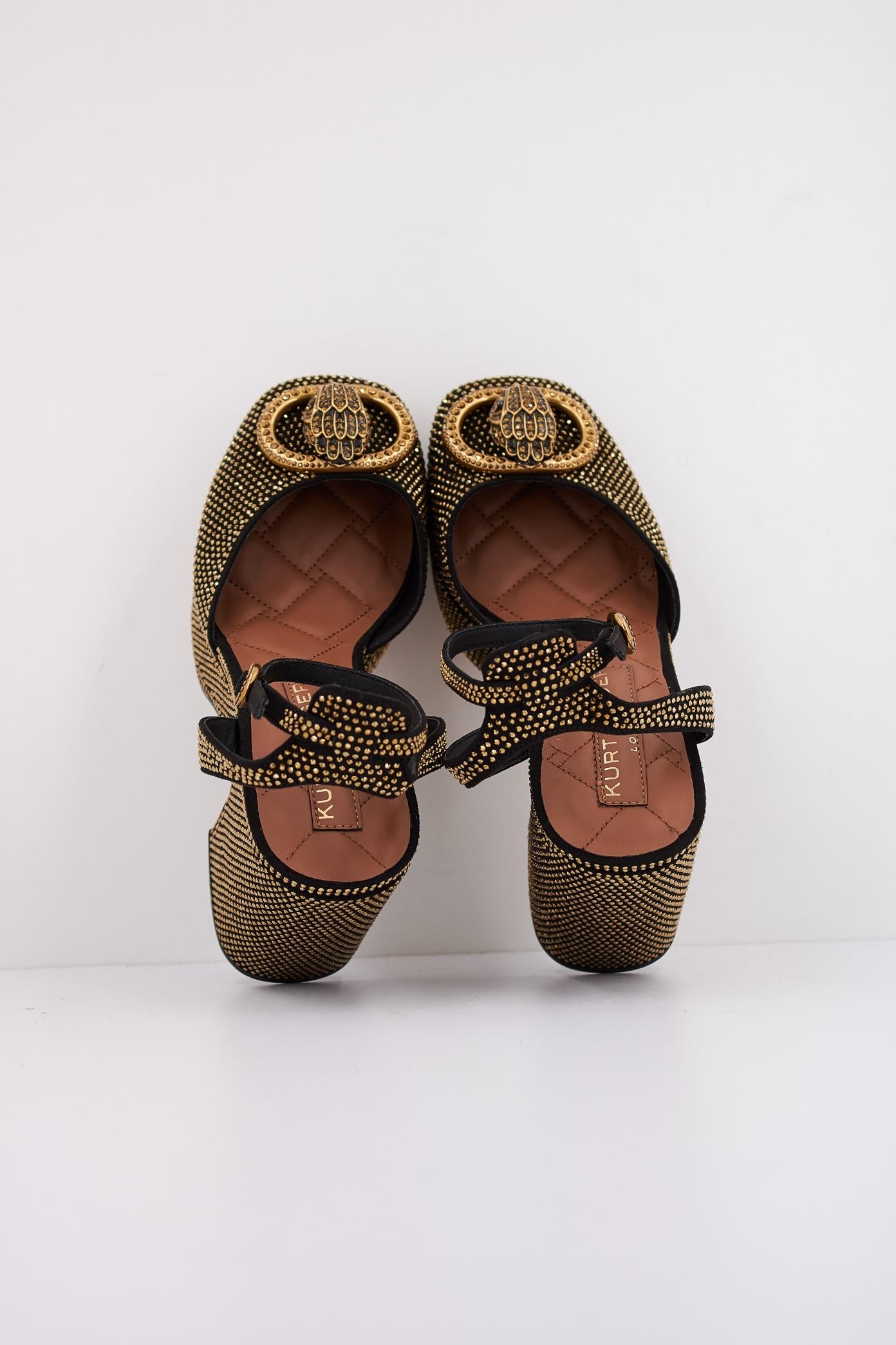 KURT GEIGER LONDON CHELSEA CLOSED PLATFORM en color NEGRO  (3)