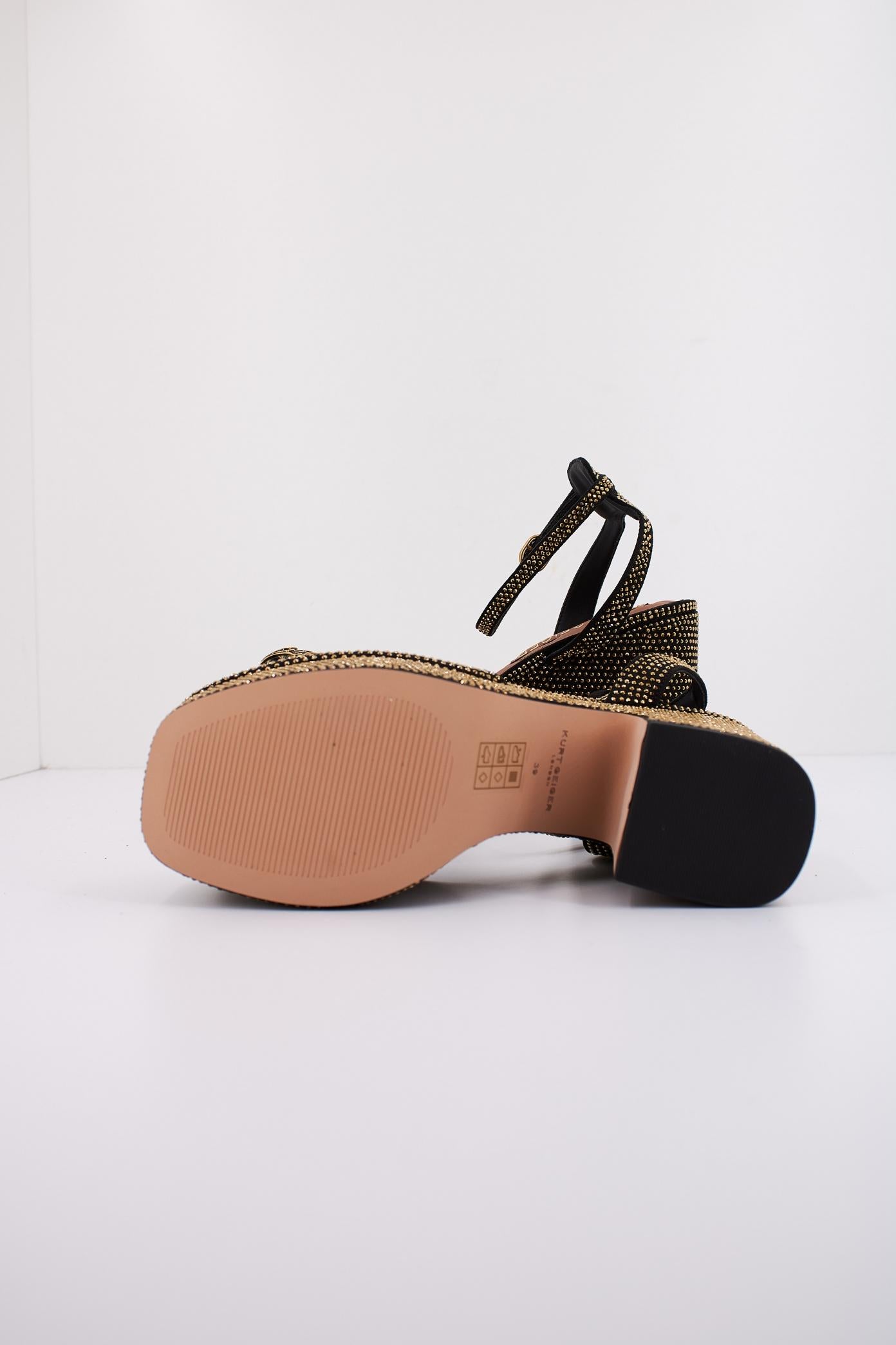 KURT GEIGER LONDON CHELSEA CLOSED PLATFORM en color NEGRO  (5)