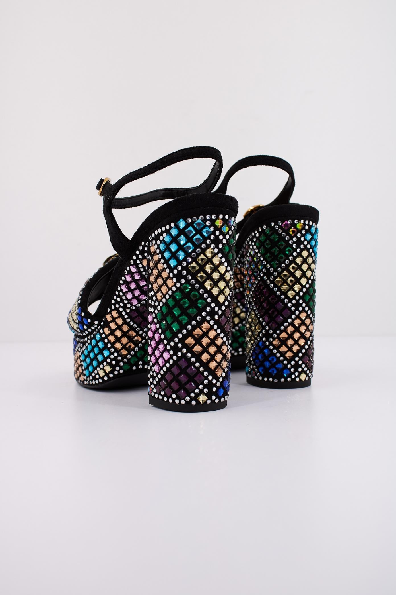 KURT GEIGER LONDON  KENSINGTON PLATFORM SDL en color NEGRO  (4)
