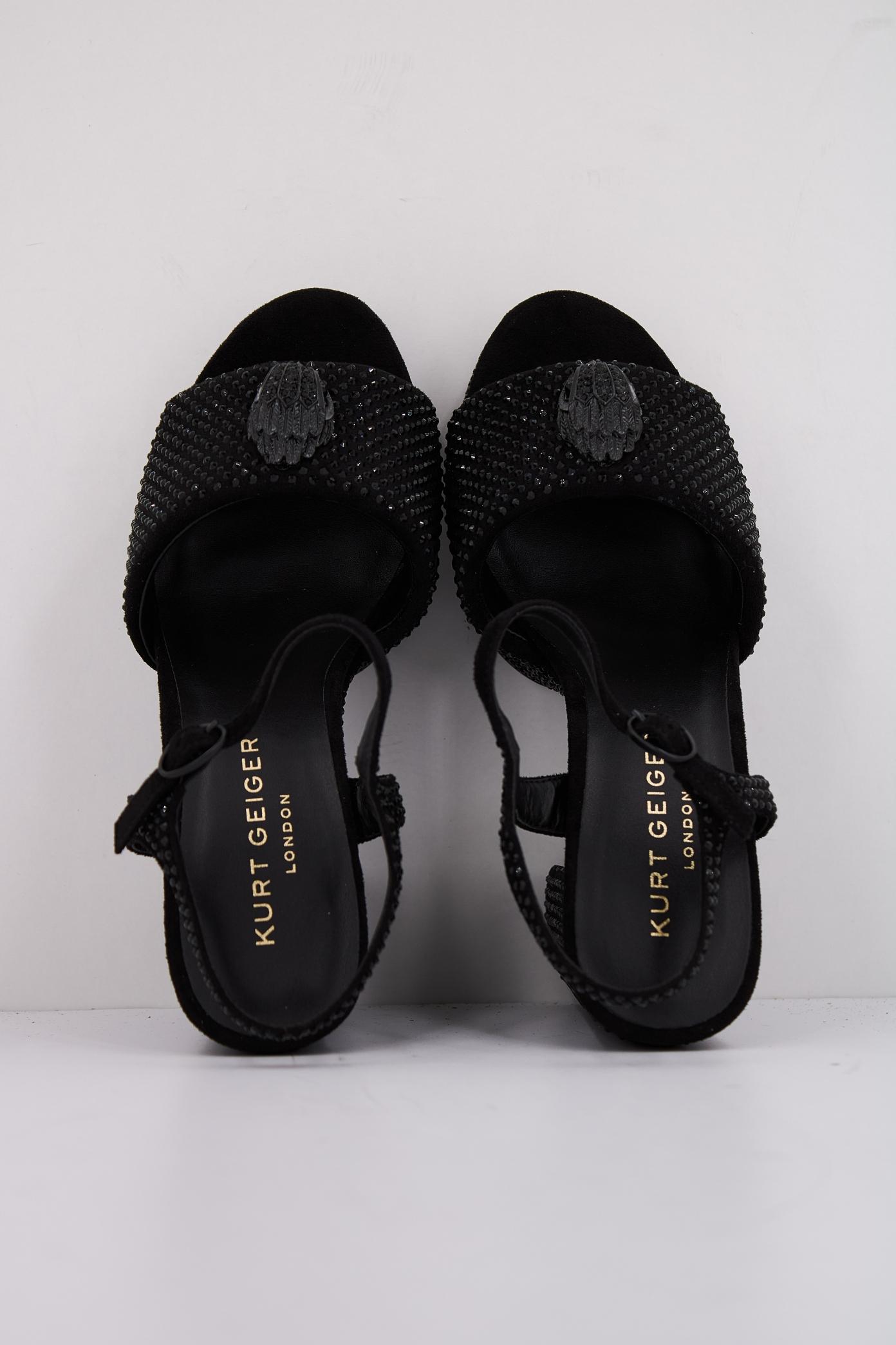 KURT GEIGER LONDON KENSINGTON PLATFORM SDL en color NEGRO  (3)