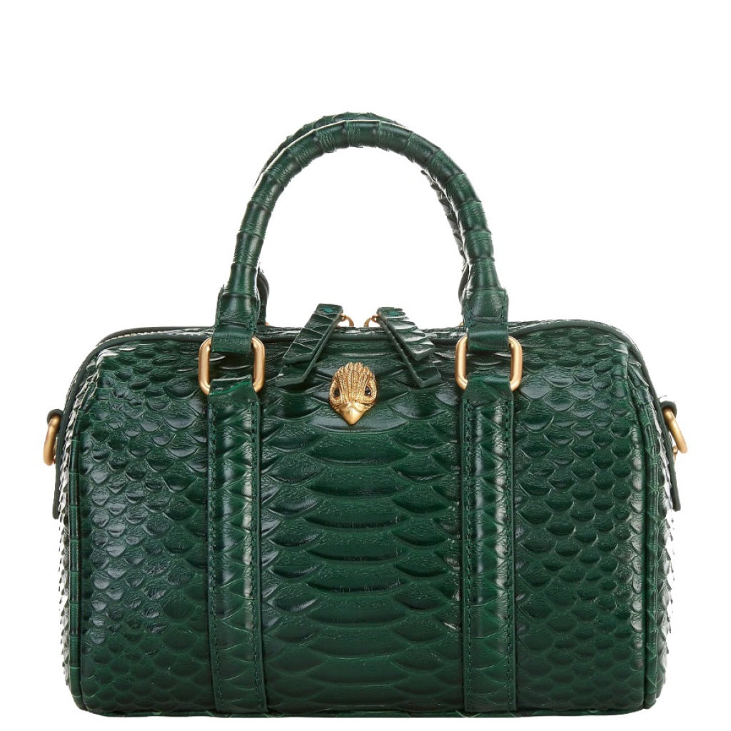 KURT GEIGER LONDON KENSINGTON SM BOSTON en color VERDE  (4)