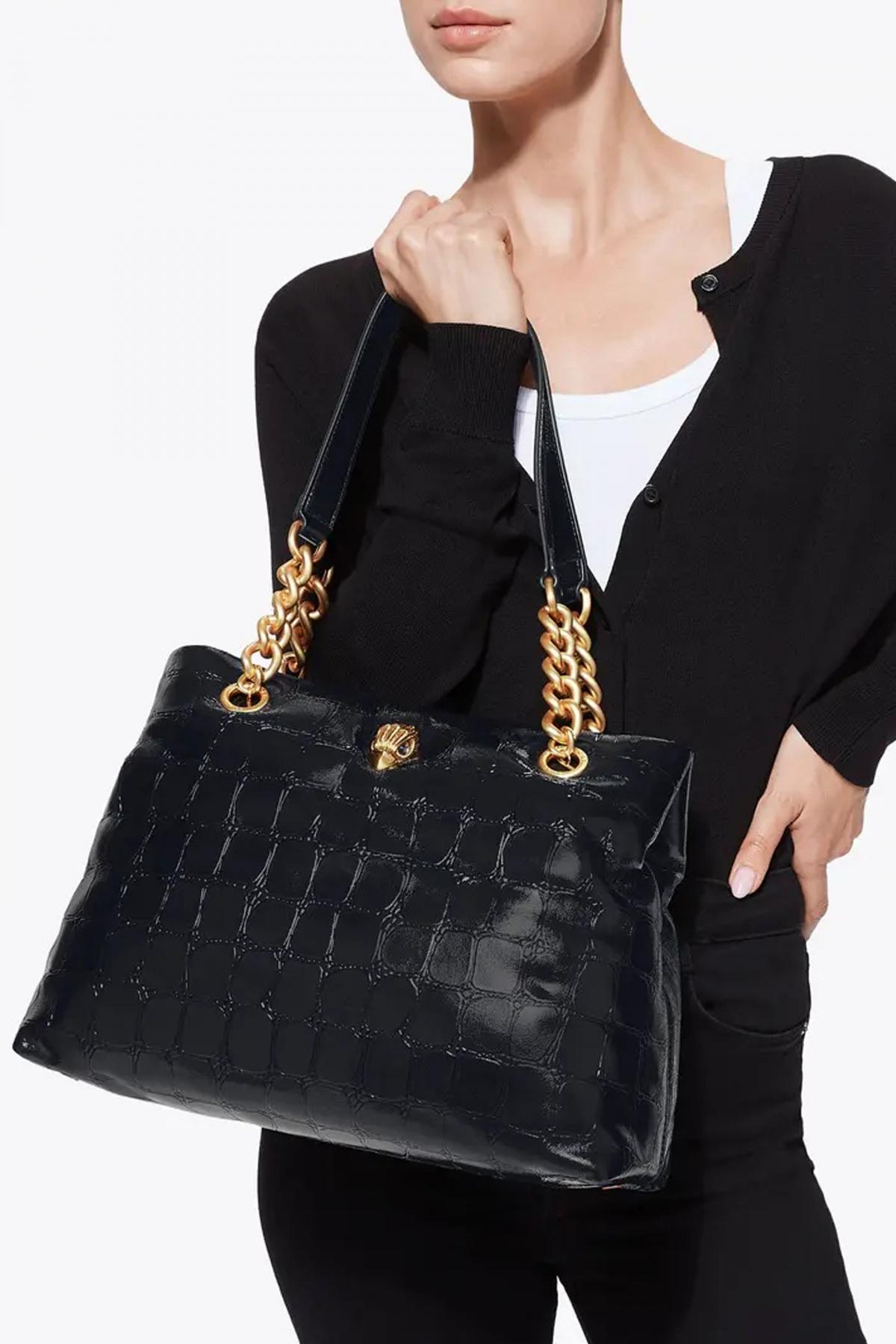 KURT GEIGER LONDON kensington tote bag en color NEGRO  (4)