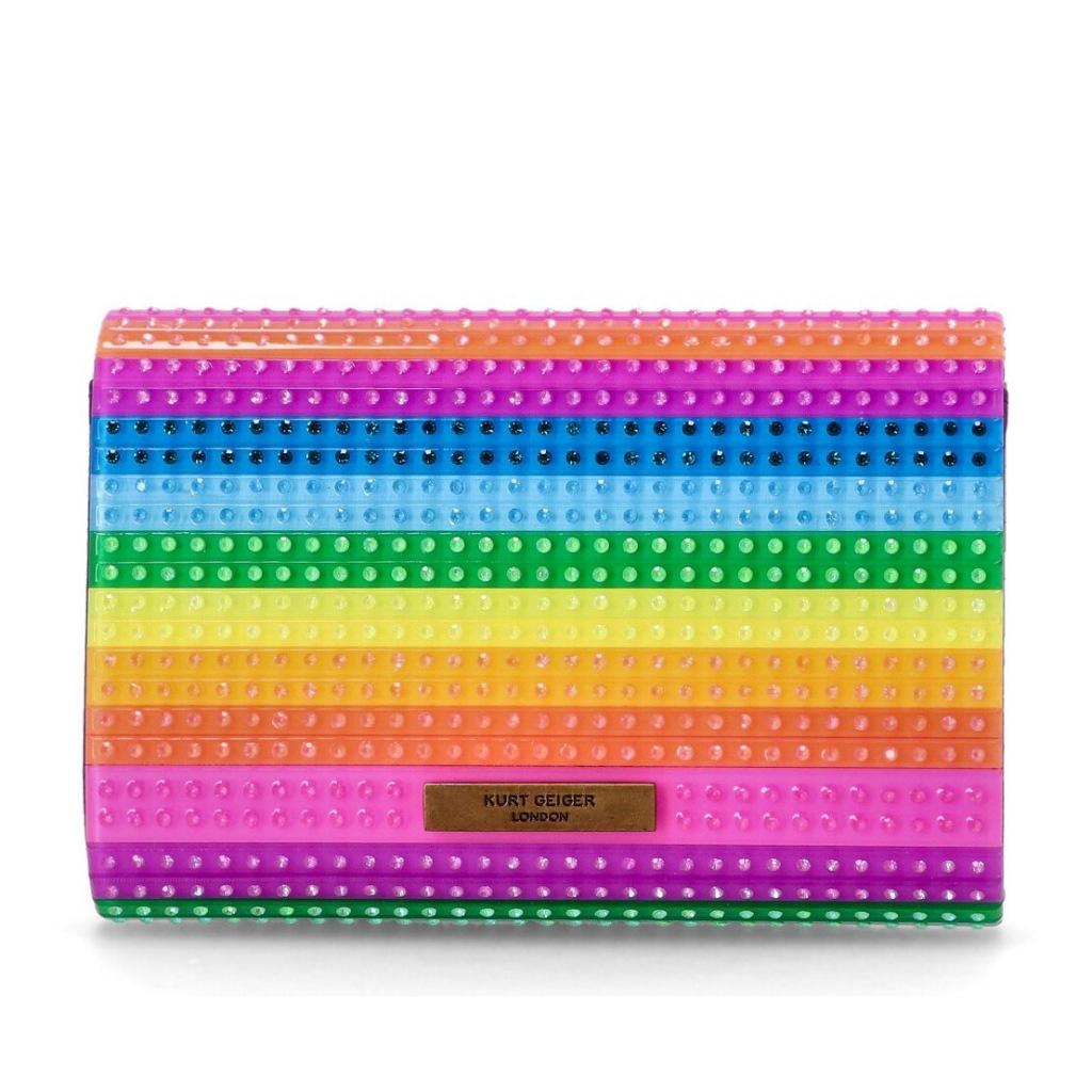 KURT GEIGER LONDON  PARTY EAGLE CLUTCH CR en color MULTICOLOR  (5)