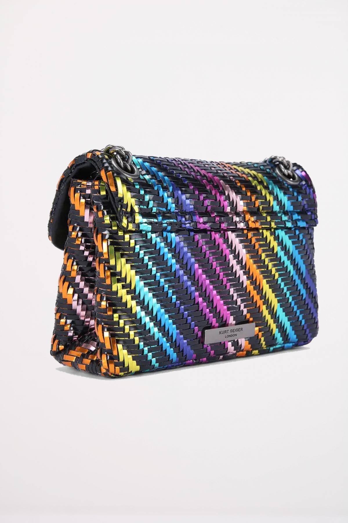 KURT GEIGER LONDON MINI KENSINGTON BAG en color NEGRO  (3)