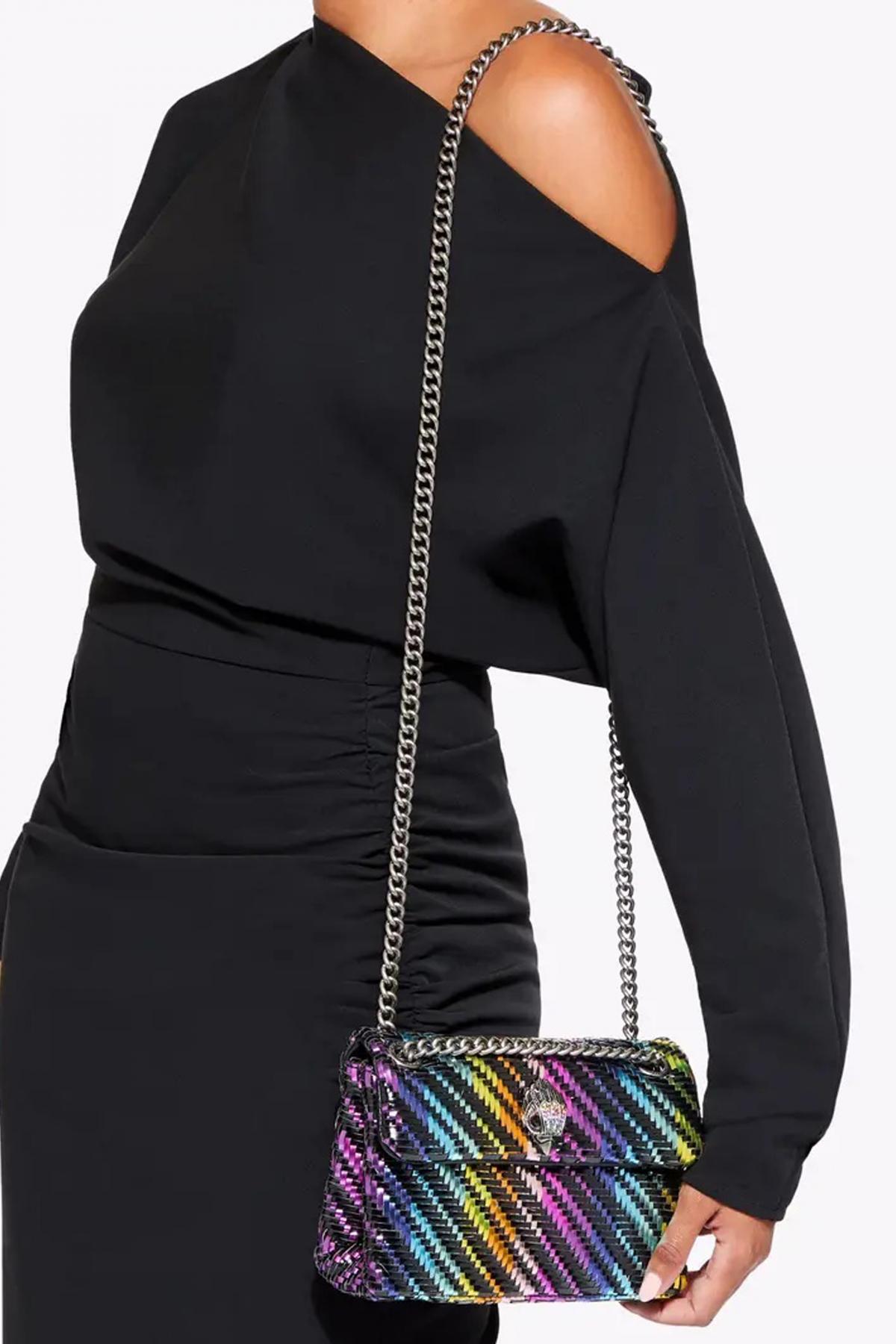 KURT GEIGER LONDON MINI KENSINGTON BAG en color NEGRO  (4)