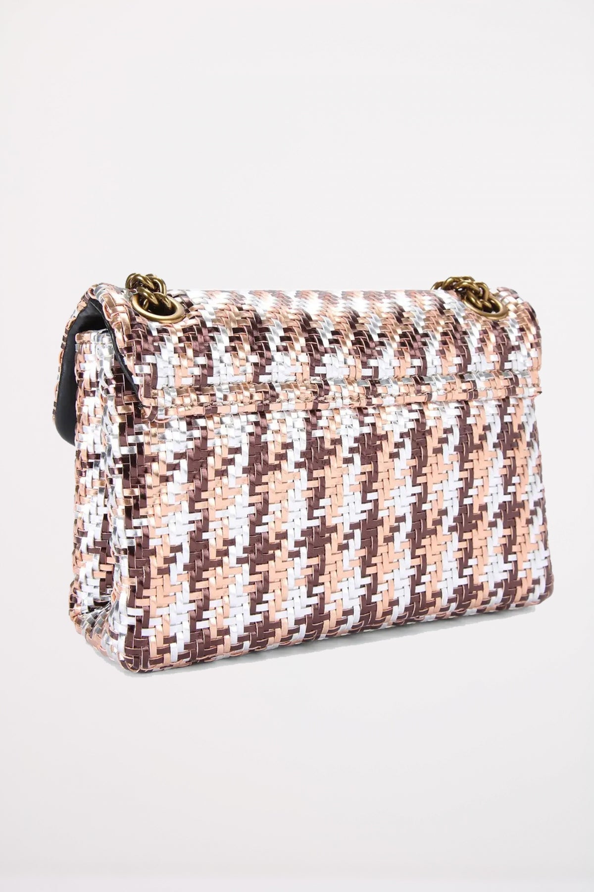 KURT GEIGER LONDON MINI KENSINGTON BAG en color ROSA  (3)