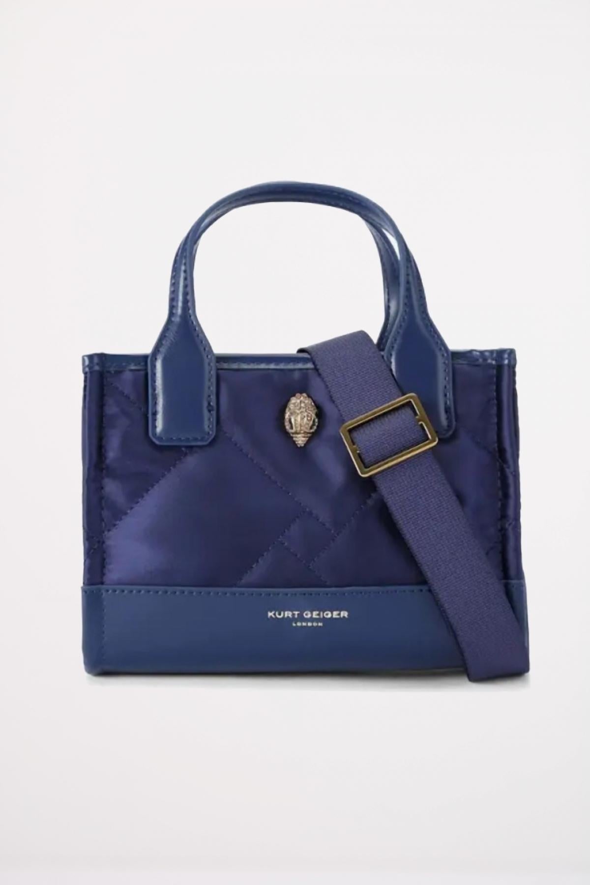 KURT GEIGER LONDON XS RECYCLED SQ SHOPPER en color AZUL  (1)