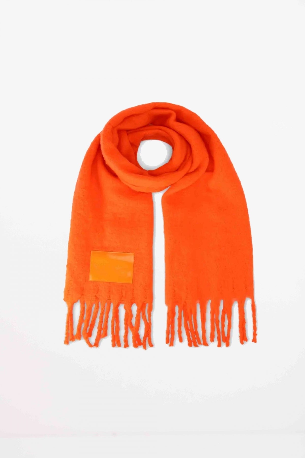 KURT GEIGER LONDON YARNDYE SCARF en color NARANJA  (1)