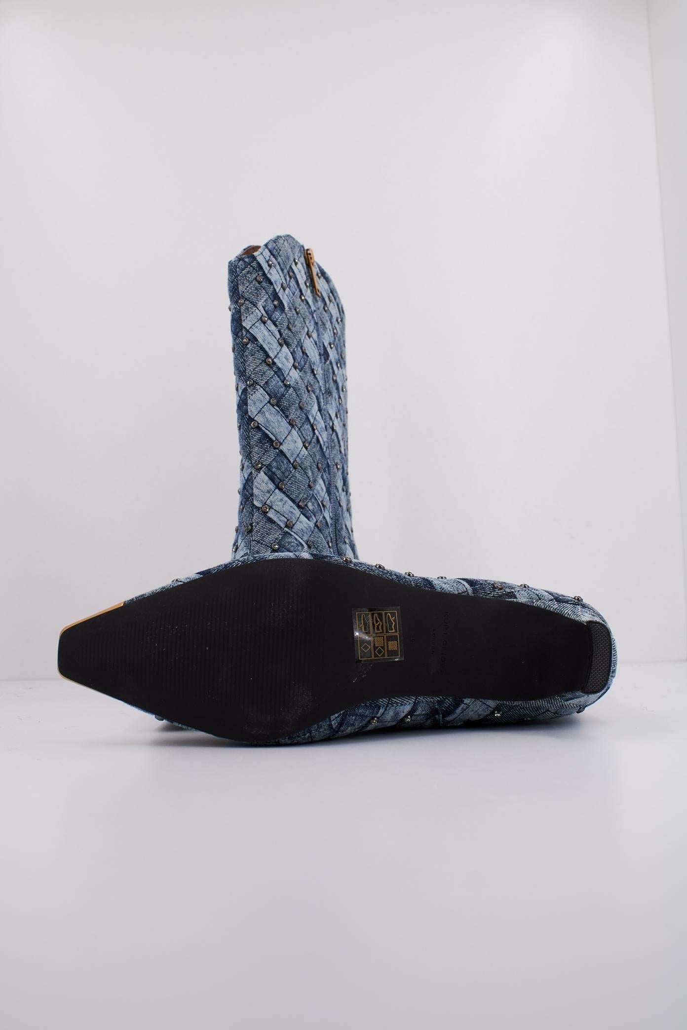 KURT GEIGER LONDON REGENT CRYSTAL en color AZUL  (5)